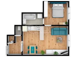 Pronájem bytu 2+kk, Praha, Lounských, 40 m2