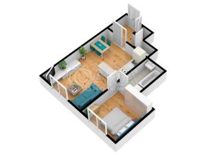 Pronájem bytu 2+kk, Praha, Lounských, 40 m2