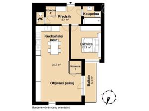 Prodej bytu 2+kk, Vrané nad Vltavou, U Elektrárny, 67 m2