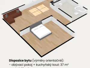 Prodej bytu 2+kk, Opatovice nad Labem, Dvořákova, 62 m2