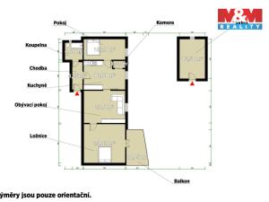 Prodej bytu 3+1, Kdyně, Nádražní, 86 m2