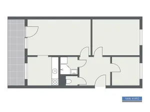 Pronájem bytu 3+1, Praha - Veleslavín, José Martího, 53 m2