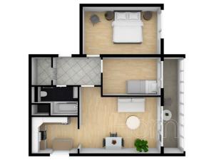 Pronájem bytu 3+1, Praha, Hviezdoslavova, 55 m2