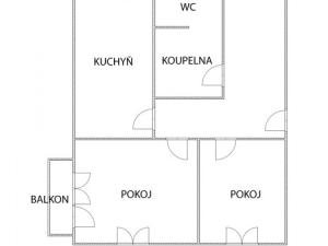 Prodej bytu 2+1, Uhlířské Janovice, Okružní, 57 m2