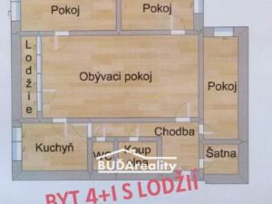 Prodej bytu 4+1, Zlín, Podlesí IV, 81 m2