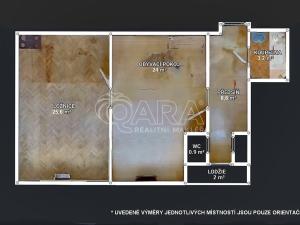Prodej bytu 2+kk, Praha - Vinohrady, Laubova, 63 m2