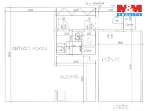 Prodej bytu 2+1, Neratovice, Mládežnická, 54 m2