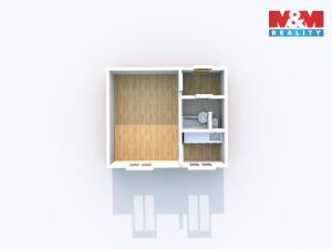 Prodej bytu 1+kk, Hrob, Rybniční, 27 m2