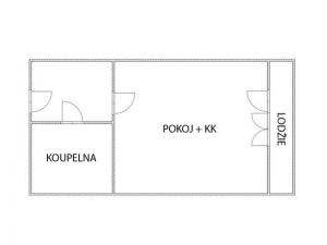 Prodej bytu 1+kk, Orlová - Lutyně, Osvobození, 30 m2