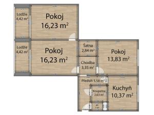 Prodej bytu 3+1, Plzeň - Bolevec, Tachovská, 72 m2