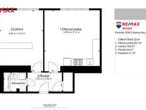 Prodej bytu 2+kk, Praha - Libeň, Novákových, 46 m2