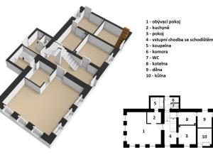 Prodej rodinného domu, Bystrá nad Jizerou, 183 m2
