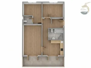 Prodej atypického bytu, Srní, 96 m2