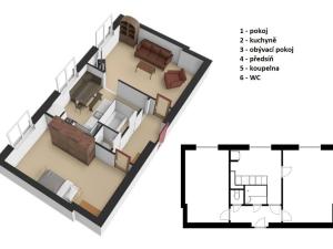 Prodej bytu 2+1, Žacléř, K. Čapka, 52 m2