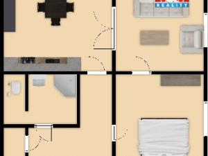 Prodej bytu 2+1, Studeněves, 50 m2