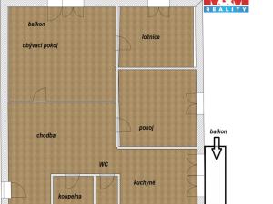 Prodej bytu 3+1, Náchod, Kostelecká, 70 m2