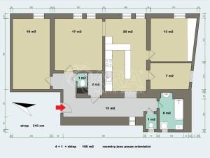 Prodej bytu 4+1, Plzeň, Křížkova, 100 m2