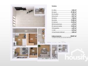 Prodej rodinného domu, Bořetice, 76 m2