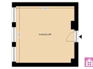 Pronájem kanceláře, Velké Bílovice, Podivínská, 13 m2