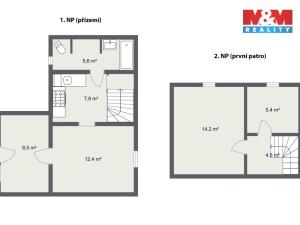 Prodej rodinného domu, Hazlov, 70 m2