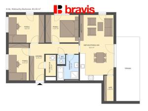 Prodej rodinného domu, Bučovice, Jabloňová, 80 m2