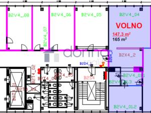 Pronájem kanceláře, Praha, Kodaňská, 147 m2