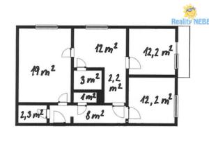 Prodej bytu 3+1, Praha - Braník, Nad lesním divadlem, 80 m2