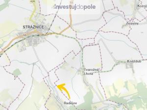 Prodej pole, Radějov, 1219 m2