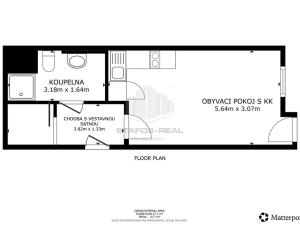 Pronájem bytu 1+kk, Olomouc, Wittgensteinova, 27 m2