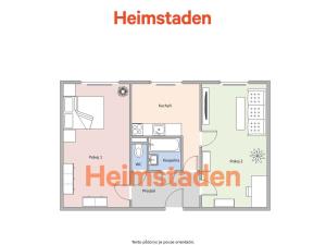 Pronájem bytu 2+1, Ostrava - Poruba, Jilemnického náměstí, 52 m2