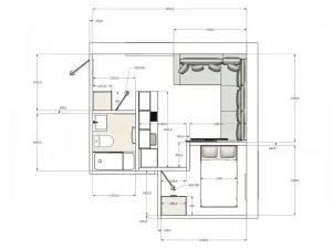 Pronájem bytu 2+kk, Praha - Žižkov, Na Jarově, 22 m2