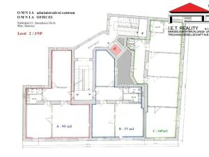 Pronájem kanceláře, Ostrava, Jurečkova, 105 m2