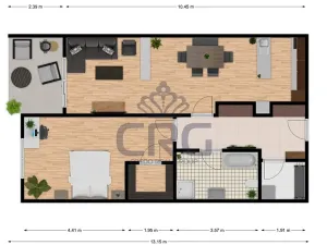 Pronájem bytu 2+kk, Brno, Haškova, 87 m2