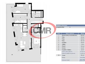 Pronájem bytu 4+kk, Praha, Kramperova, 101 m2