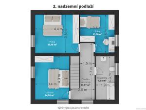 Prodej rodinného domu, Louňovice, Svojetická, 129 m2