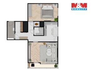 Prodej bytu 2+1, Brno - Žabovřesky, Klímova, 58 m2