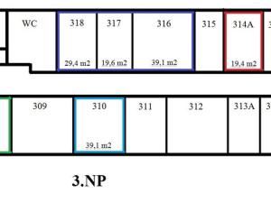 Pronájem kanceláře, Brno, Kroftova, 30 m2