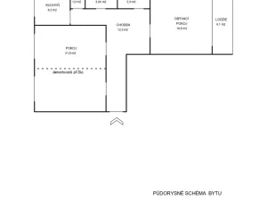 Prodej bytu 2+1, Nymburk, Mládežnická, 73 m2