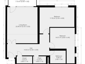 Pronájem bytu 3+kk, Praha - Modřany, Fikerova, 87 m2