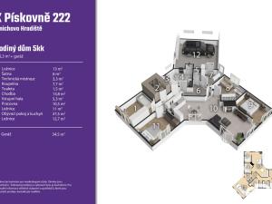 Prodej rodinného domu, Mnichovo Hradiště, K Pískovně, 154 m2