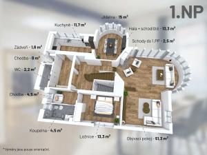 Prodej činžovního domu, Mnichovice, Skuhrovecká, 590 m2