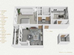 Prodej bytu 2+1, Praha - Smíchov, Radlická, 57 m2