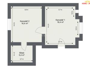 Pronájem komerční nemovitosti, Praha - Michle, Na rolích, 40 m2