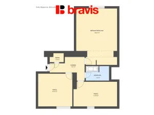 Prodej bytu 3+kk, Brno - Veveří, Bayerova, 77 m2