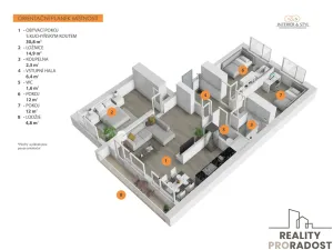 Prodej bytu 4+kk, Praha, Stříbrského, 85 m2