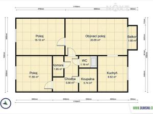 Prodej bytu 3+1, Šumperk, Tylova, 75 m2