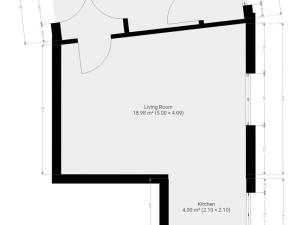 Pronájem bytu 1+kk, Praha - Hloubětín, Nademlejnská, 32 m2