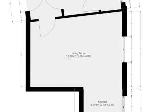 Pronájem bytu 1+kk, Praha - Hloubětín, Nademlejnská, 32 m2