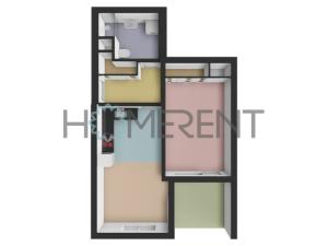 Pronájem bytu 2+kk, Praha - Nusle, Mužíkova, 46 m2