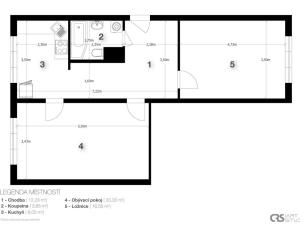 Pronájem bytu 2+1, Praha - Hostivař, Tenisová, 62 m2